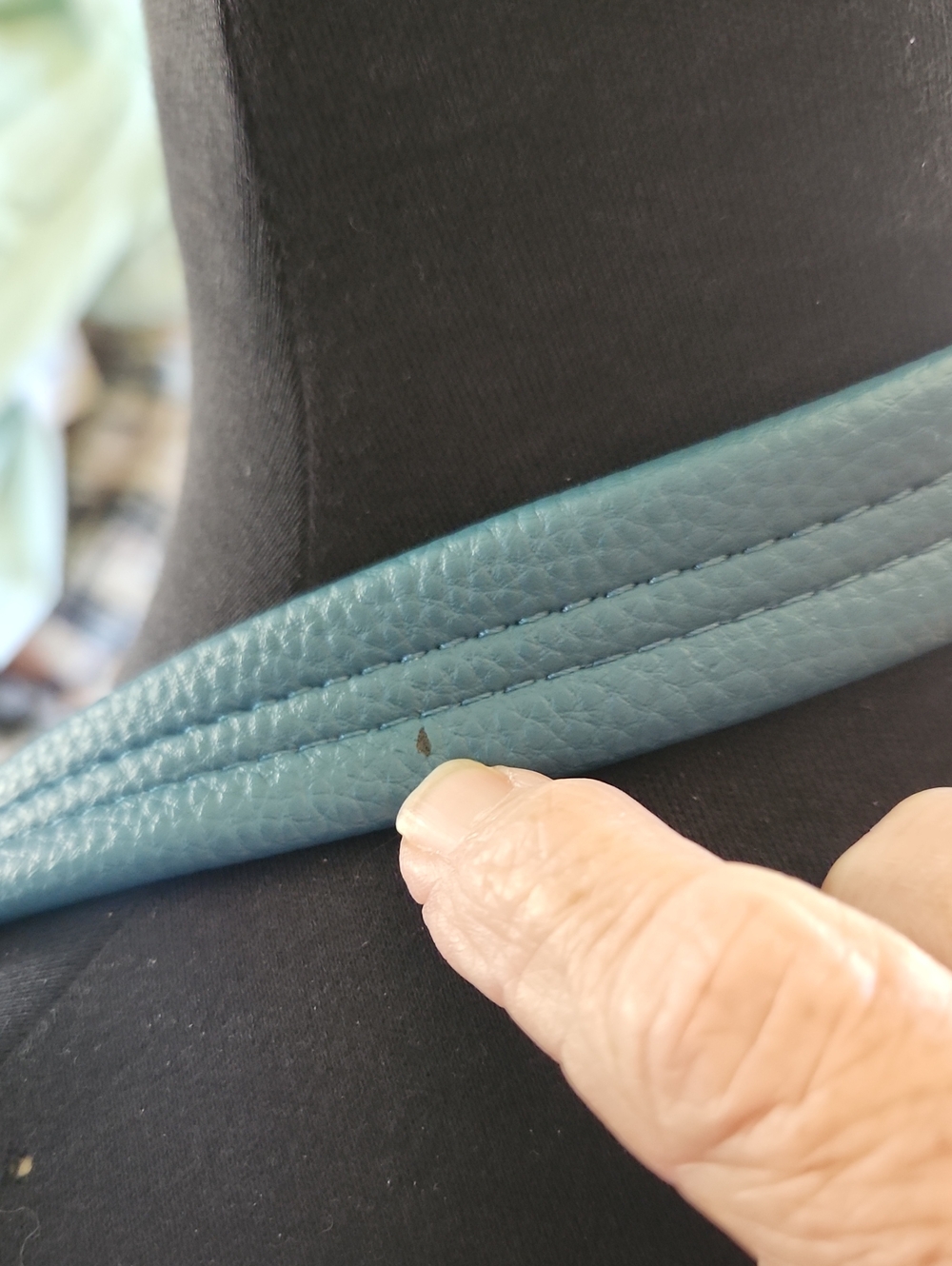 Blue Leather The SAK Shoulder Bag - Picture 8 of 14